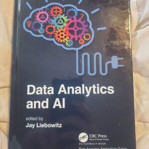 Data Analytics and AI Jay Liebowitz Hardcover Book CRC PRESS data application